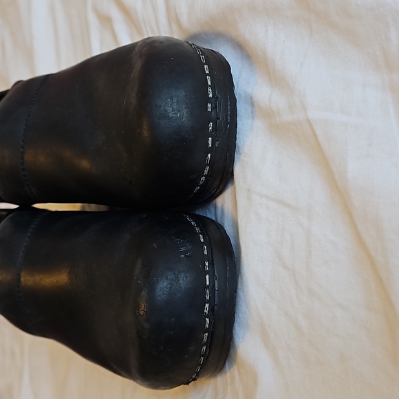 Matte Black Sanita The Orginal Danish Clogs Size 38 - Picture 7 of 7